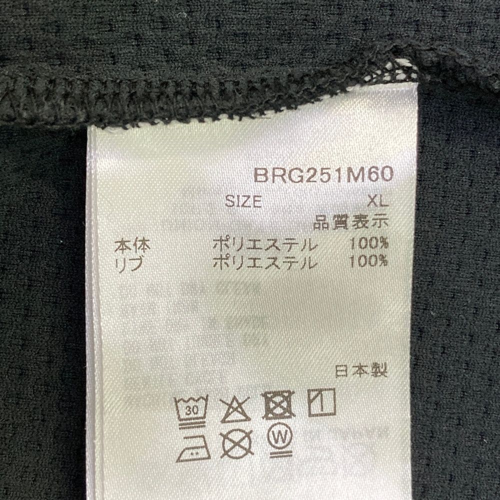 サイズ XL BRIEFING GOLF ブリーフィング 半袖モックネックTシャツ ブラック系 240101538346 ゴルフウェア メンズ ストスト LLC-HASEGAWATOSO_COM