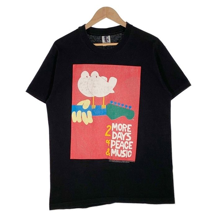 90's WOODSTOCK 94 ウッドストック プリントTシャツ ブラック GEM USA製 94コピーライト Size L