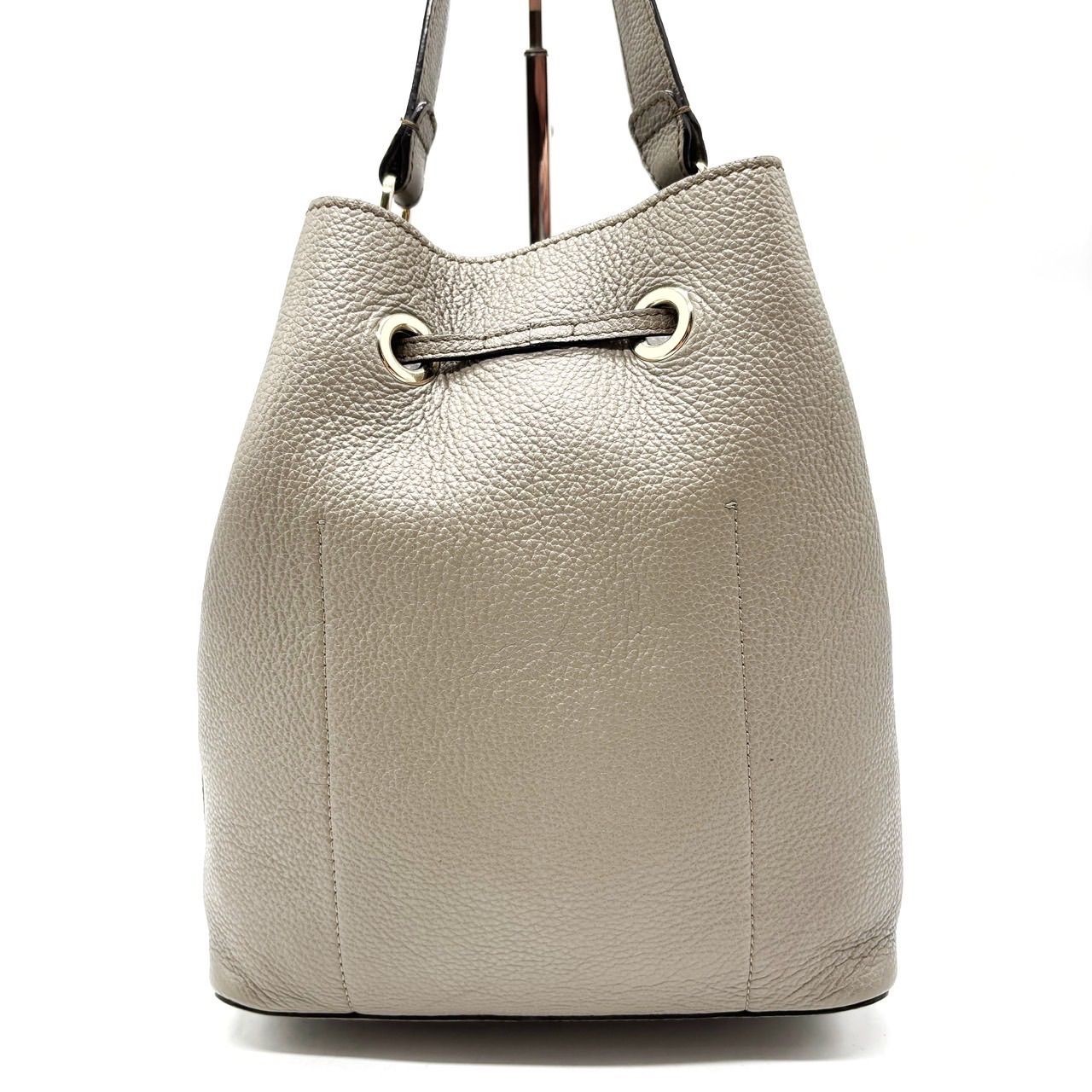 フルラ FURLA ショルダーバッグ レザー ベージュ×ダークベージュ 新品同様 バッグ フルラ ハンドバッグ ショルダーバッグ リンダ ベージュ