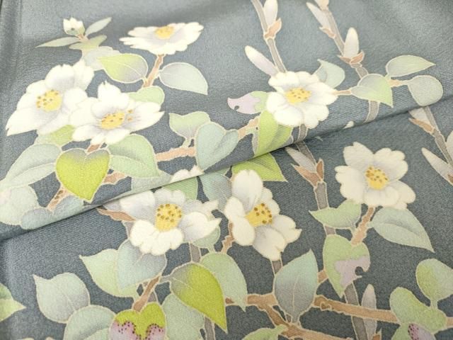 平和屋着物○本加賀友禅作家 星野高志 訪問着 枝花文 正絹