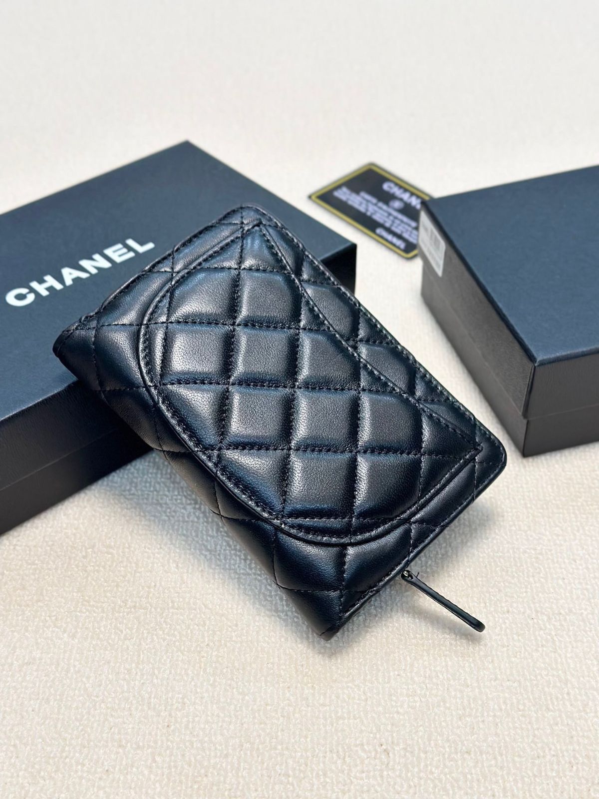 ★25メティエダール★【CHANEL】ビジューCC フラップウォレット 本日特価] シャネル レディース ウォレット 2つ折り ブラック