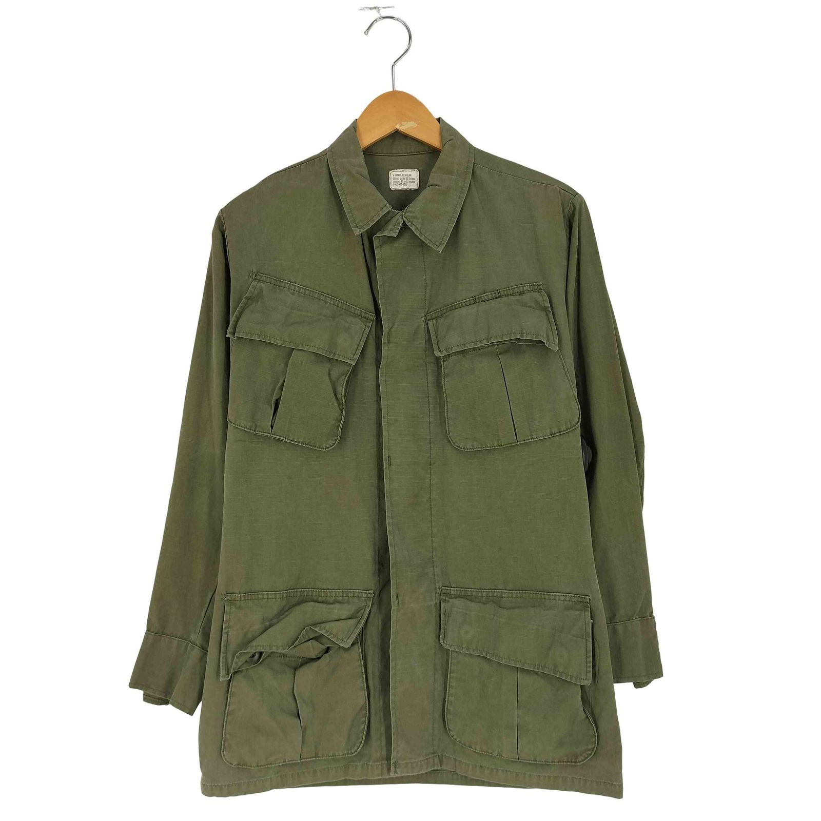 70S US ARMY ジャングルファティーグジャケット リップストップ 70年代 70s ミリタリー アメリカ軍 米軍 リップストップ