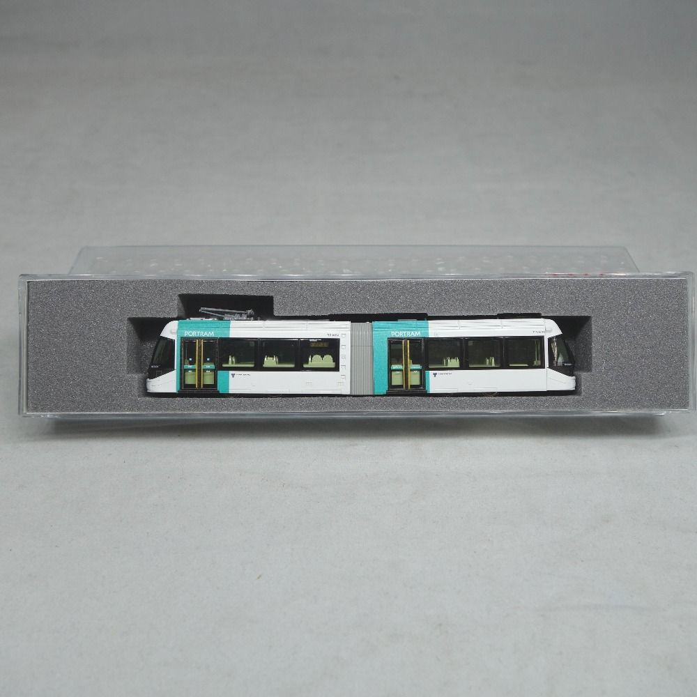 鉄道模型 富山ライトレール TLR0605 (緑) Nケージ 開封品 KATO カトー 模型