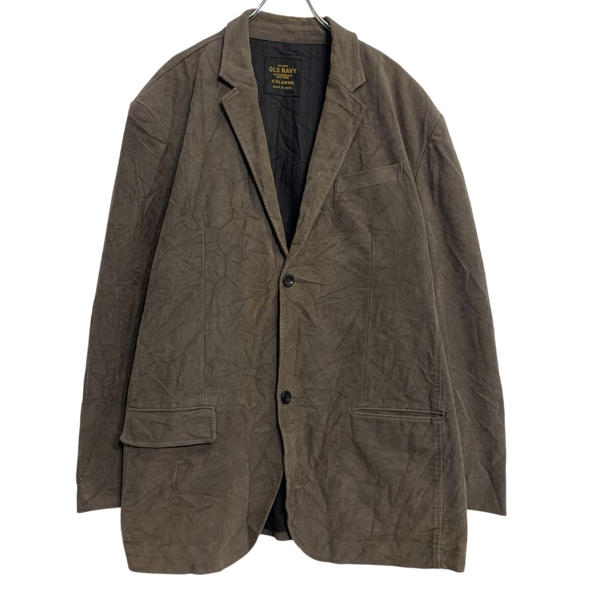 OLD NAVY テーラードジャケット 2XL チャコールグレー オールド