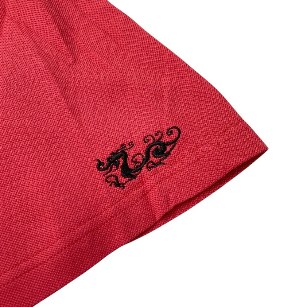 半袖ポロシャツ レッド系