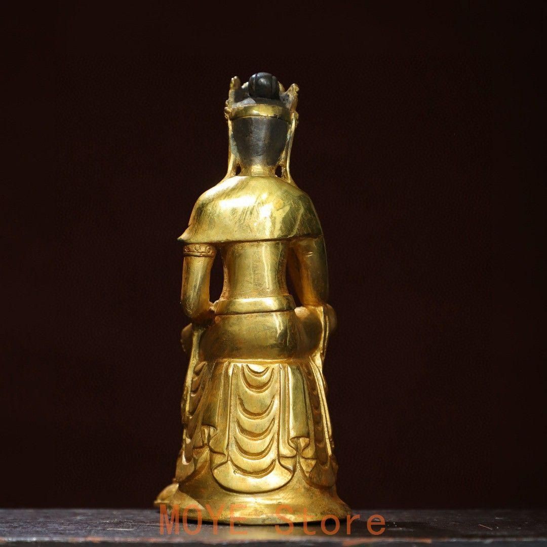 仏教美術 仏像 宝冠自在思惟菩薩像仏堂 家内 供養 銅製 彫刻 置物 開運 風水 仏教美術 仏像 宝冠自在思惟菩薩像仏堂 家内 供養 銅製 彫刻