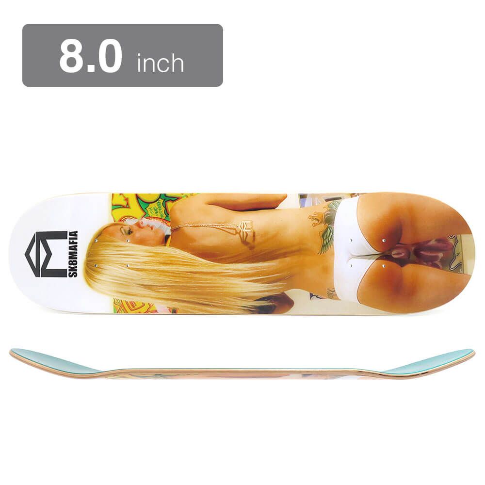 スケートボード SK8MAFIA THE RUDIS DECK セール）SK8MAFIA DECK スケートマフィア デッキ TEAM RUDIS 8.0