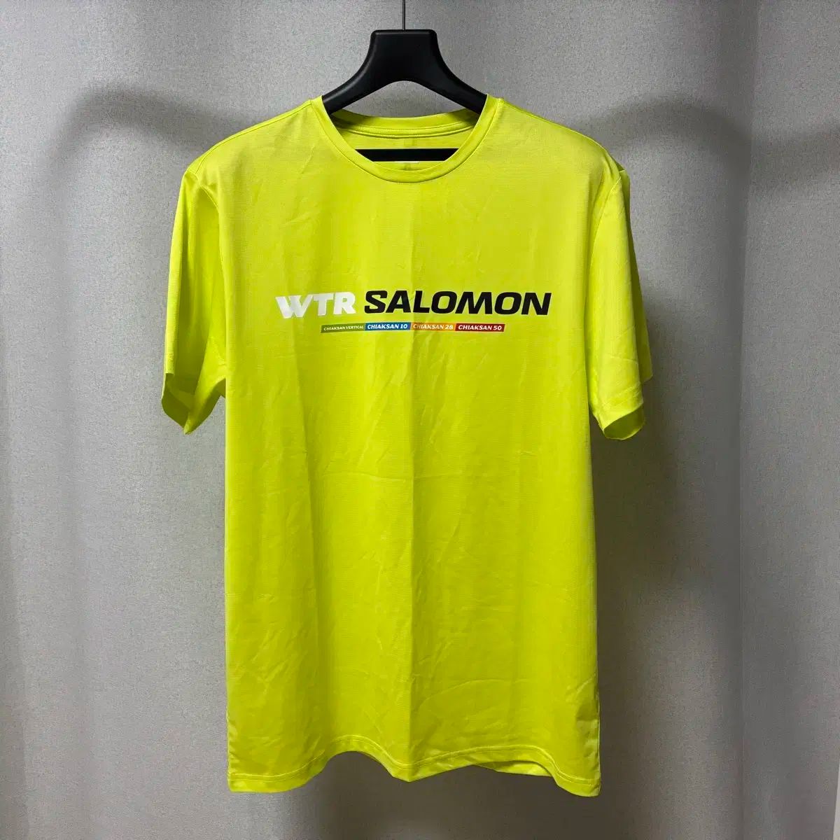 L Salomon サロモン マラソン 実行しています 半袖