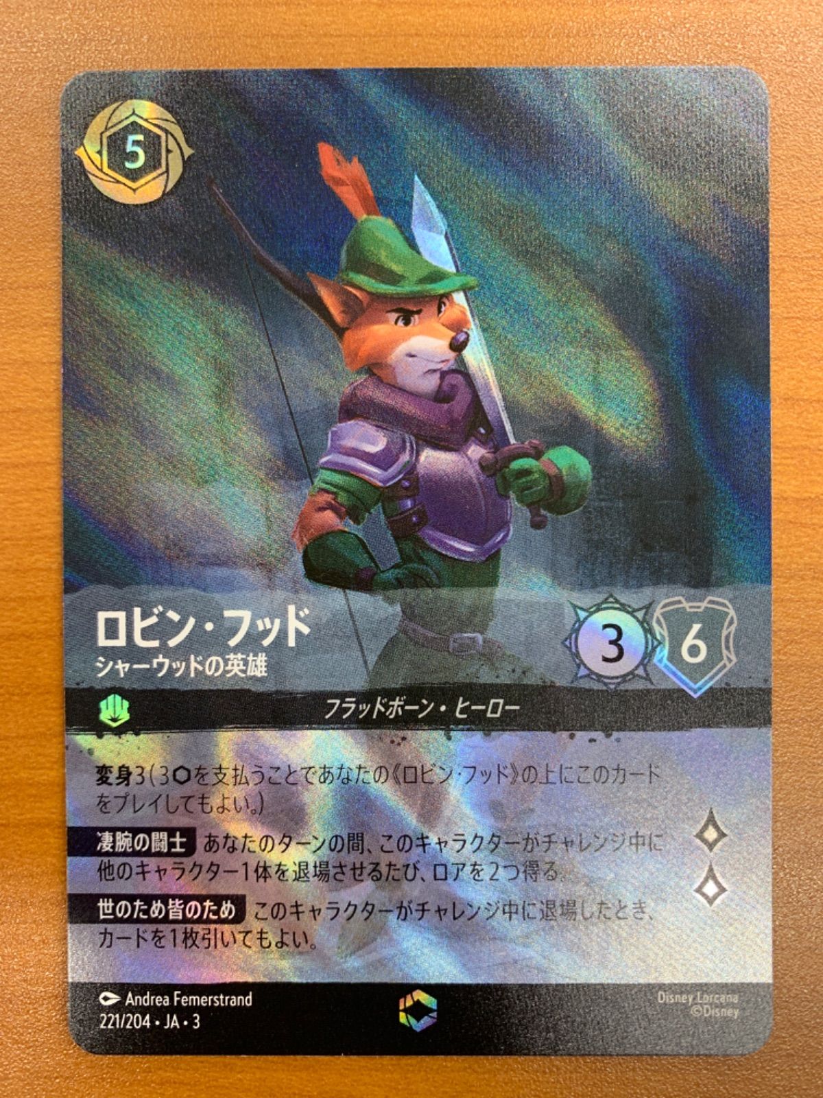 ロルカナ ロビン・フッド エンチャンテッド2枚 ディズニー・ロルカナ