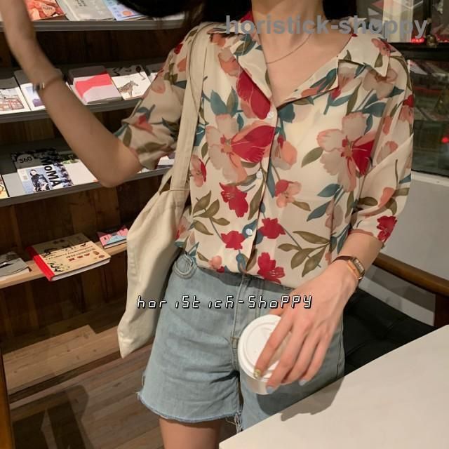 新品 フランクアンドアイリーン BARRY シワ加工コットンシャツ ピンク