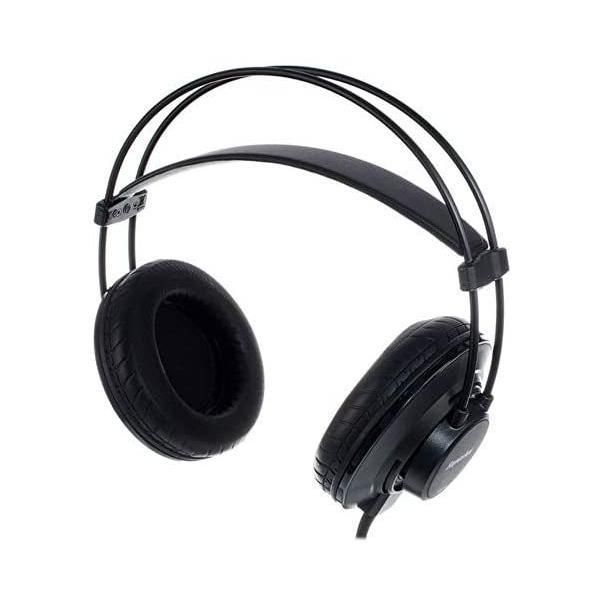 Superlux セミ・オープン型 COMPOSITE MATERIAL モニターヘッドフォン ブラック HD672/BK