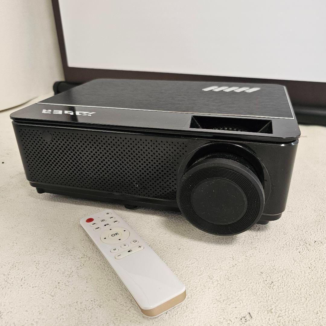 プロジェクター 50インチスクリーン（自立式）セット YABER Y20