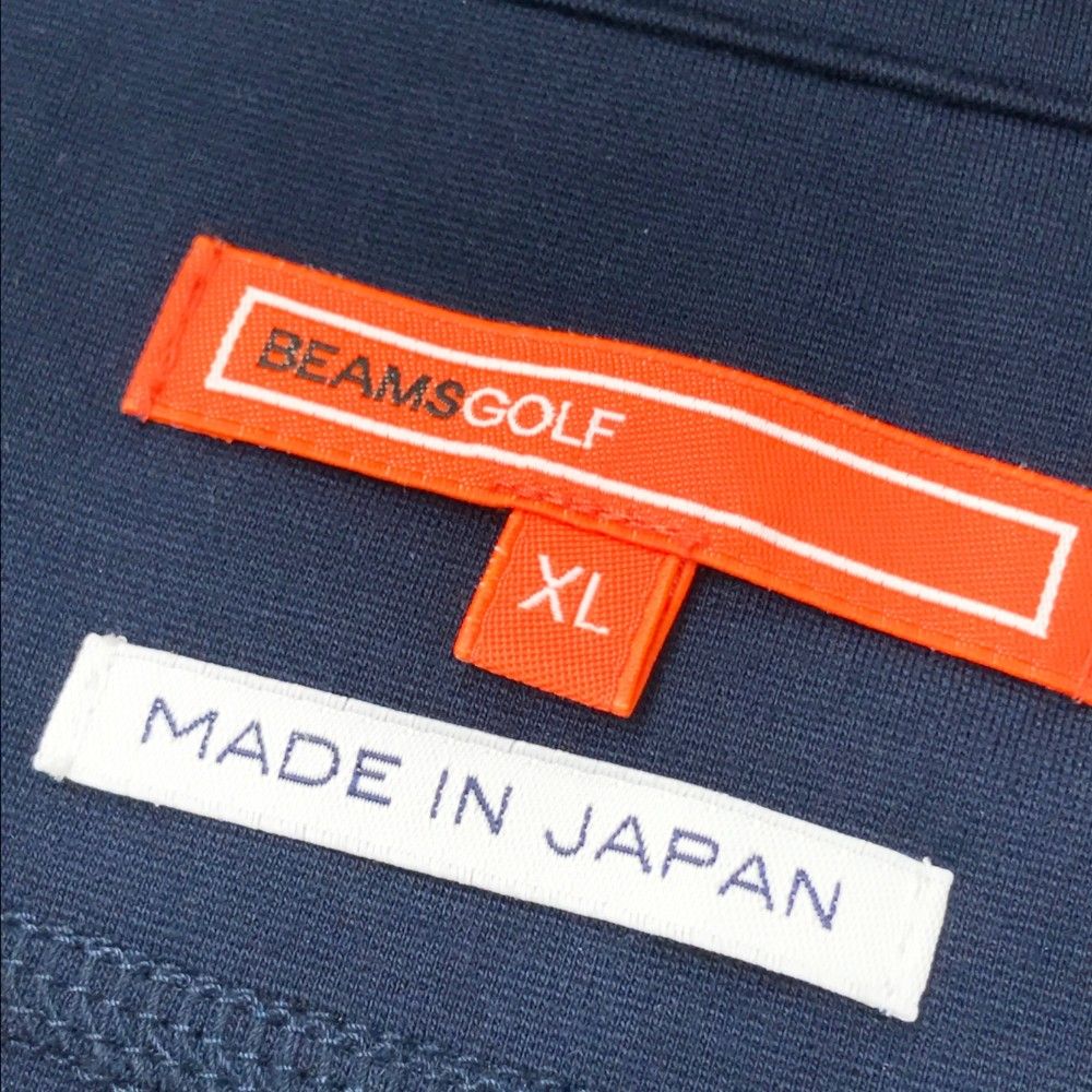 サイズ：XL BEAMS GOLF ビームスゴルフ ハーフジップ 長袖T