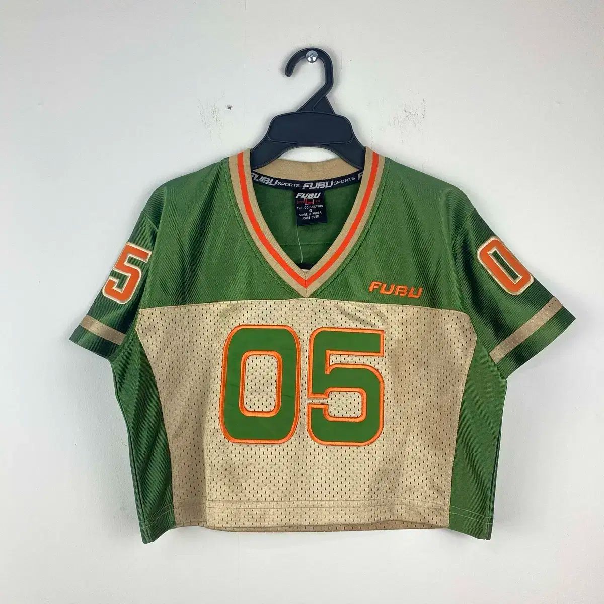 FUBU ふぶ 事後 フットボール ジャージ ラグビー y2k クロップド
