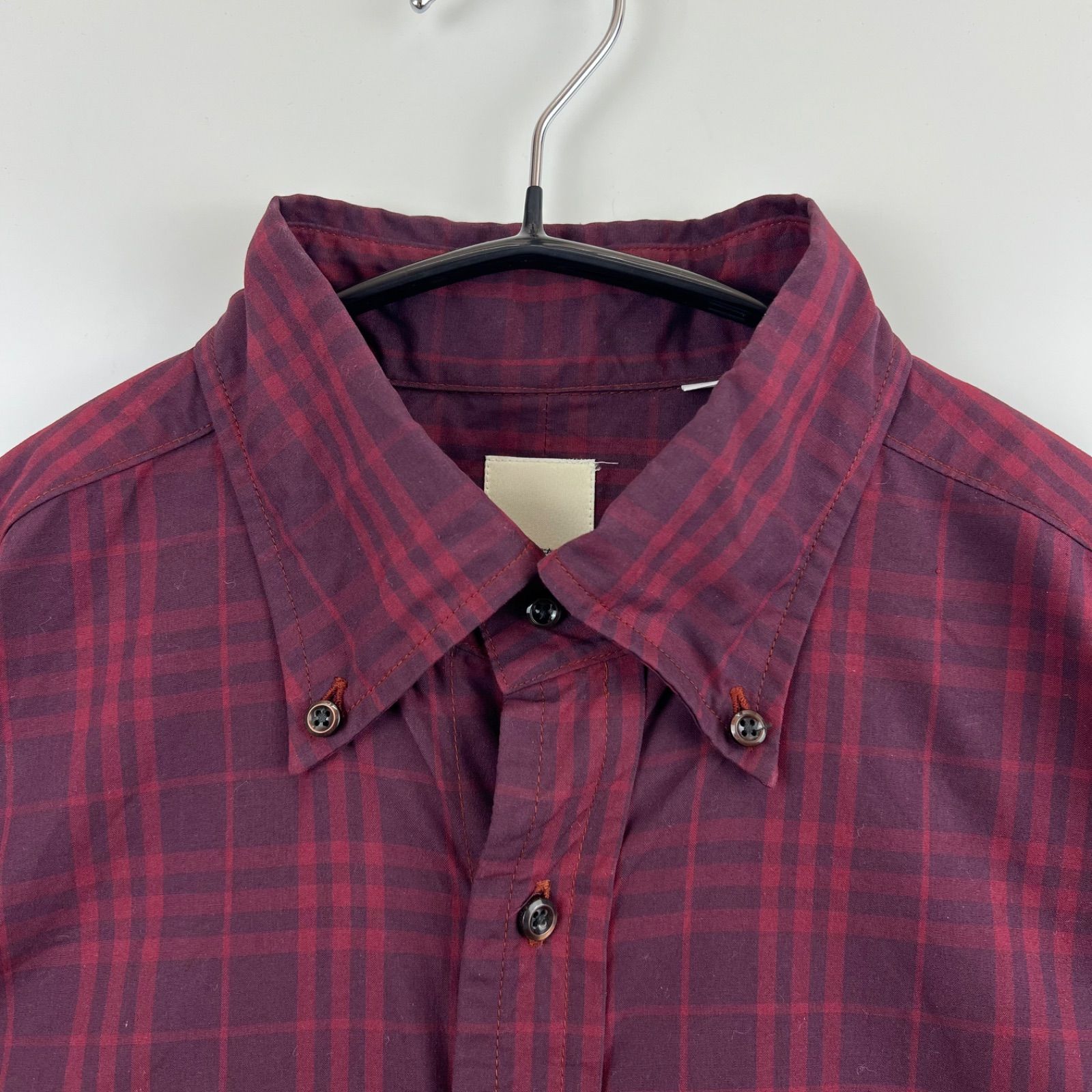 DURBAN A.A.R yohji yamamoto L/S check BD shirts L ダーバン
