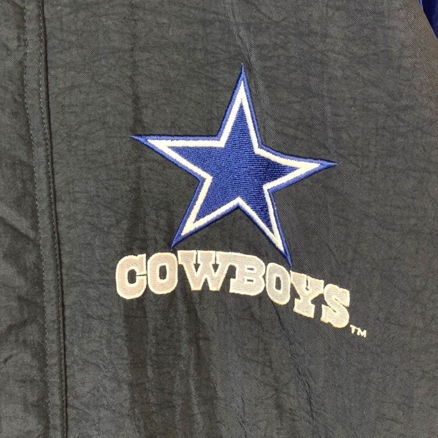NFLダラス・カウボーイズApex Oneナイロンジャケットフーディ裏地中綿
