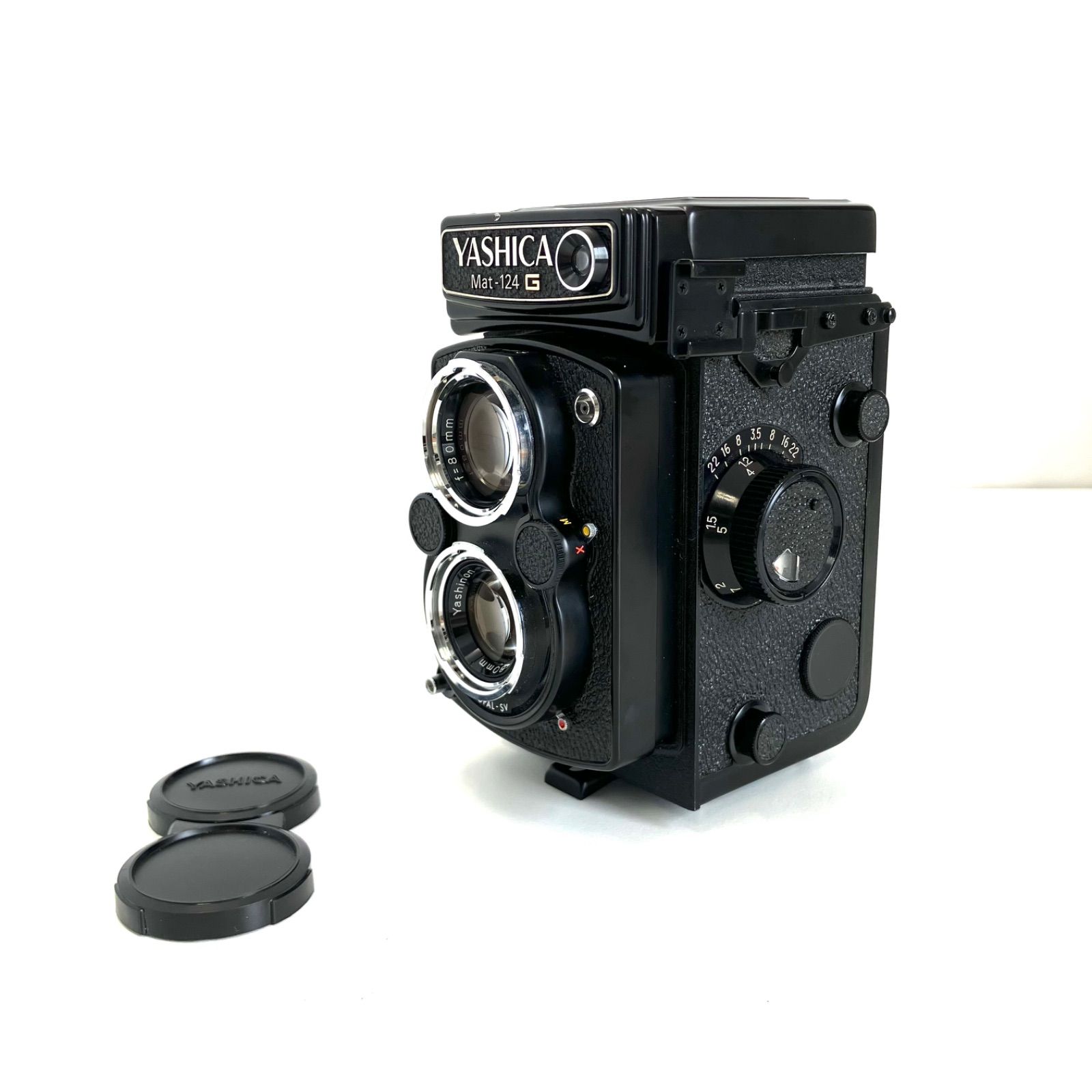 YASHICA ヤシカ 二眼レフ Mat-124G 露出計シャッタ動作確認済み | nate ...