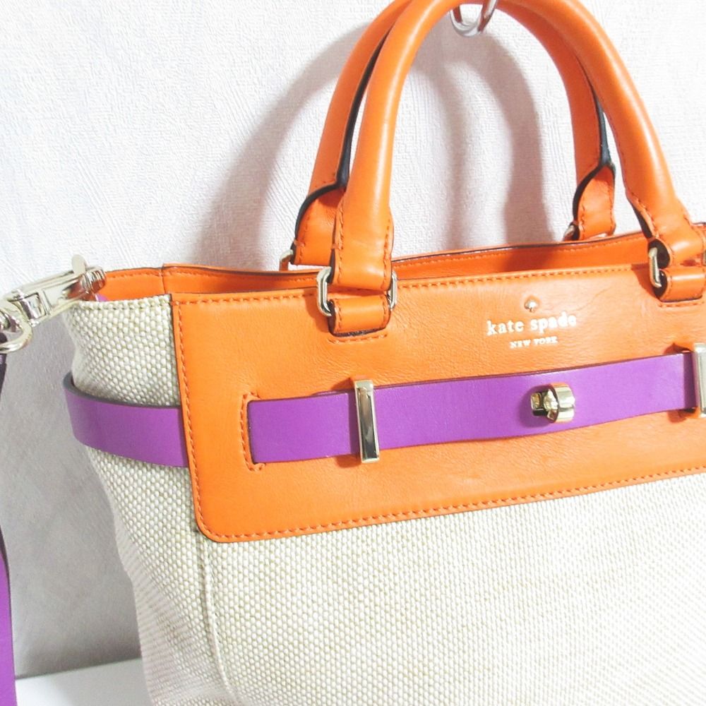美品 kate spade new york ケイトスペード 2WAY ハンドバッグ  
