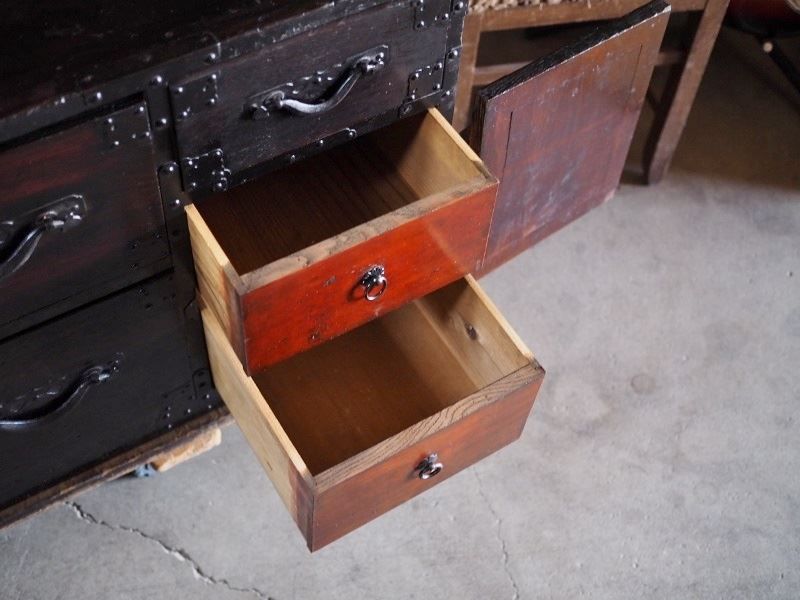 武骨なデザインのアンティークローボード 明治時代