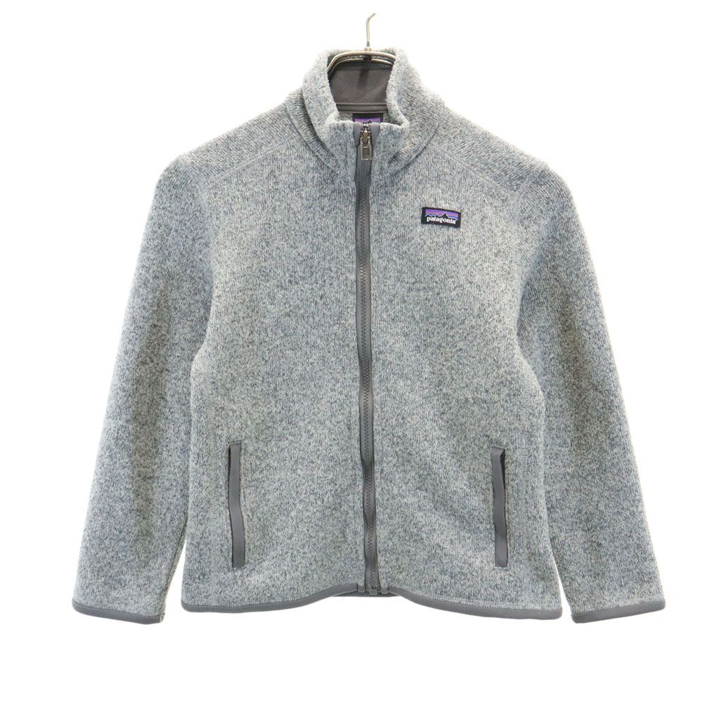 パタゴニア ニット ジップジャケット S グレー patagonia キッズ