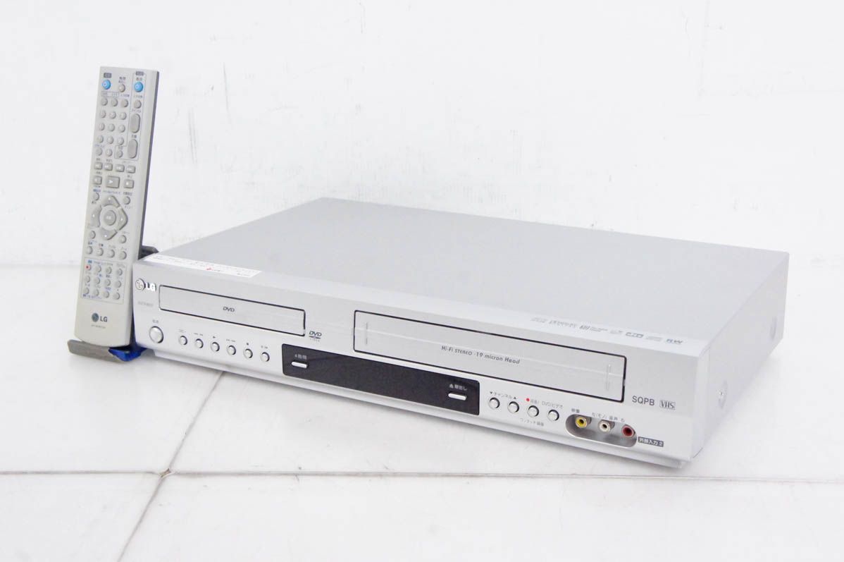 中古】LG DVDプレーヤー/ビデオカセットレコーダー DVDプレーヤー一体型VHSビデオデッキ DVCR-B200 - メルカリ