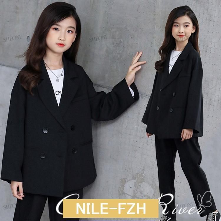 入学式 パンツスーツ 女の子 卒業式 黒 スーツ ピアノ発表会 韓国 ブラックフォーマル 卒服 大きいサイズ 卒業式 子供フォーマル女の子パンツスーツ 七五三 男の