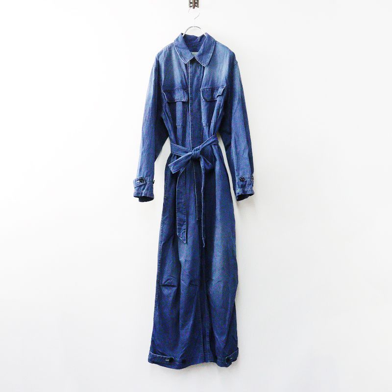 人気 45R フォーティファイブアール モンプチチノの908チーゴオールインワン インディゴ 加工 2 ブルー┃納戸 2400014653366