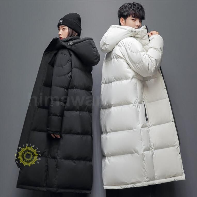 中綿ジャケット メンズコート レディース ダウンジャケット 秋冬 ロング丈コート カップル服防寒防風 フード付き 軽量 暖かい 厚手 お洒落 大きいサイズ zj8X616