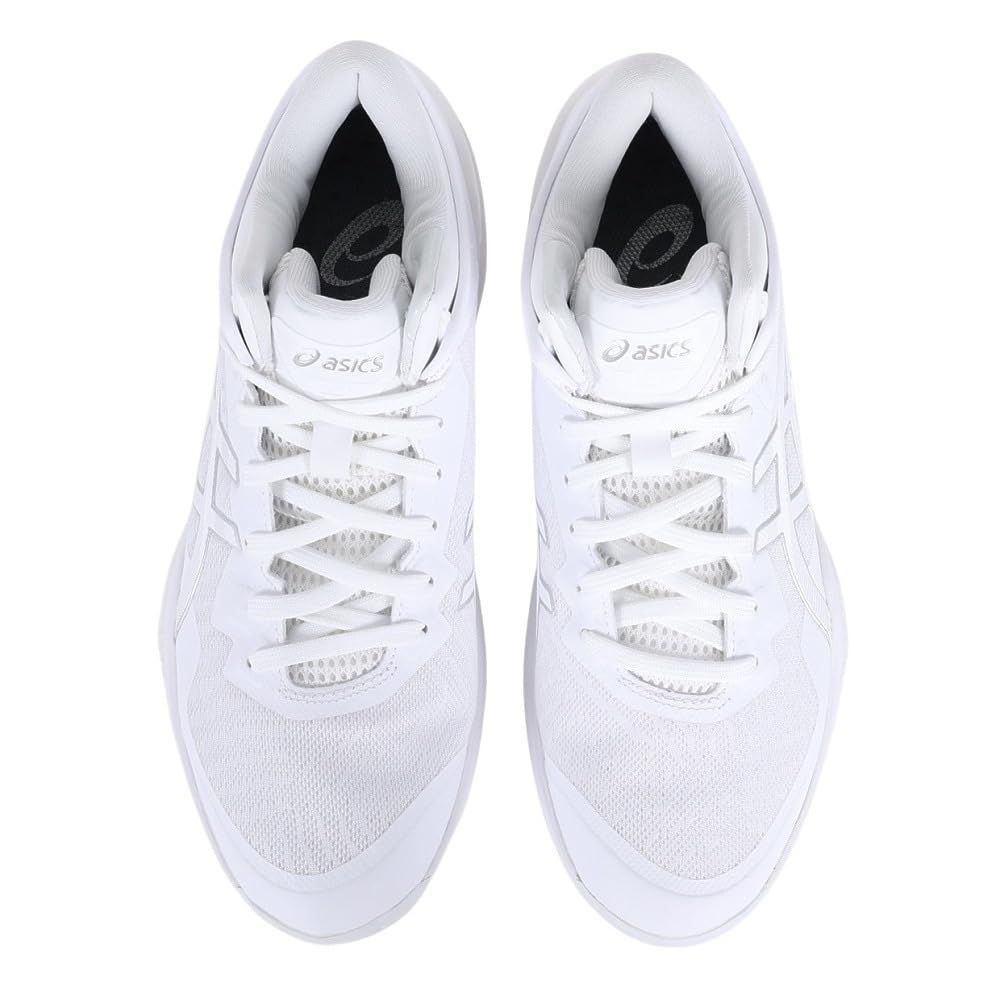 アシックス バスケットボールシューズ GELBURST 27 ユニセックス大人 100 ホワイト ピュアシルバー 28.5 cm 2E