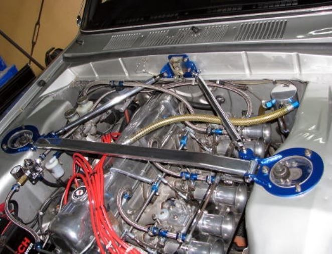 セリカ カリーナ ストラットバー TA22 TA17 フロントストラットバー typeSTD カワイワークス (TY0710-FTS-00 セリカ&frasl;カリーナTA22&frasl;TA-17共通カワイワークス フロント