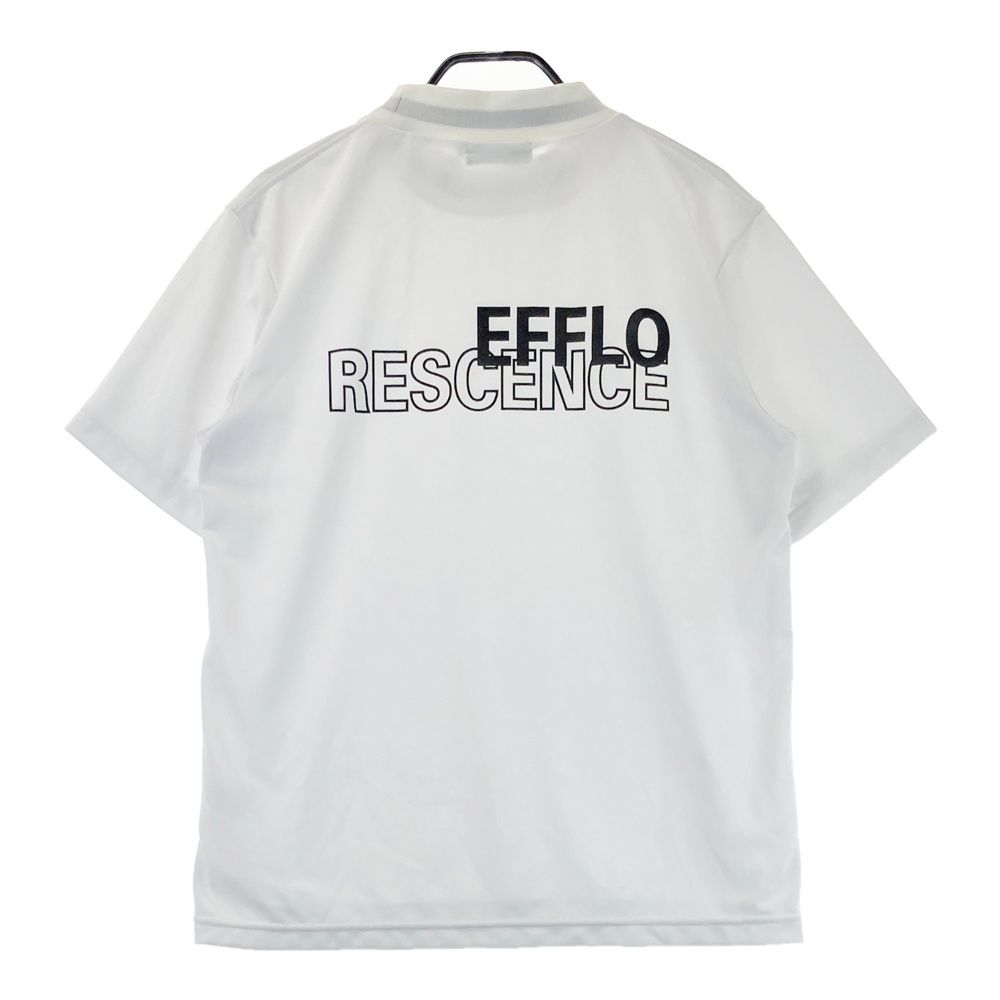サイズ L EFFLORESCENCE エフロレッセンス モックネック半袖Tシャツ ホワイト系 240101534256 ゴルフウェア メンズ ストスト