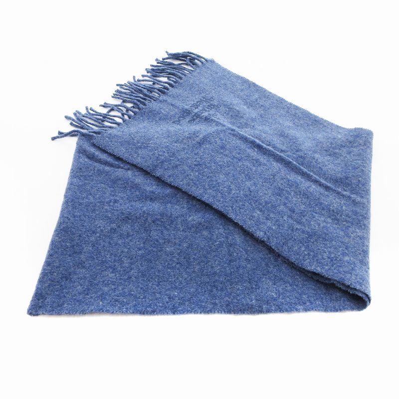 ☆ ヴィヴィアンウエストウッド ウール チェック マフラー オーブ オーヴ 専用】ヴィヴィアンウエストウッド マフラー ウール チェック ブルー