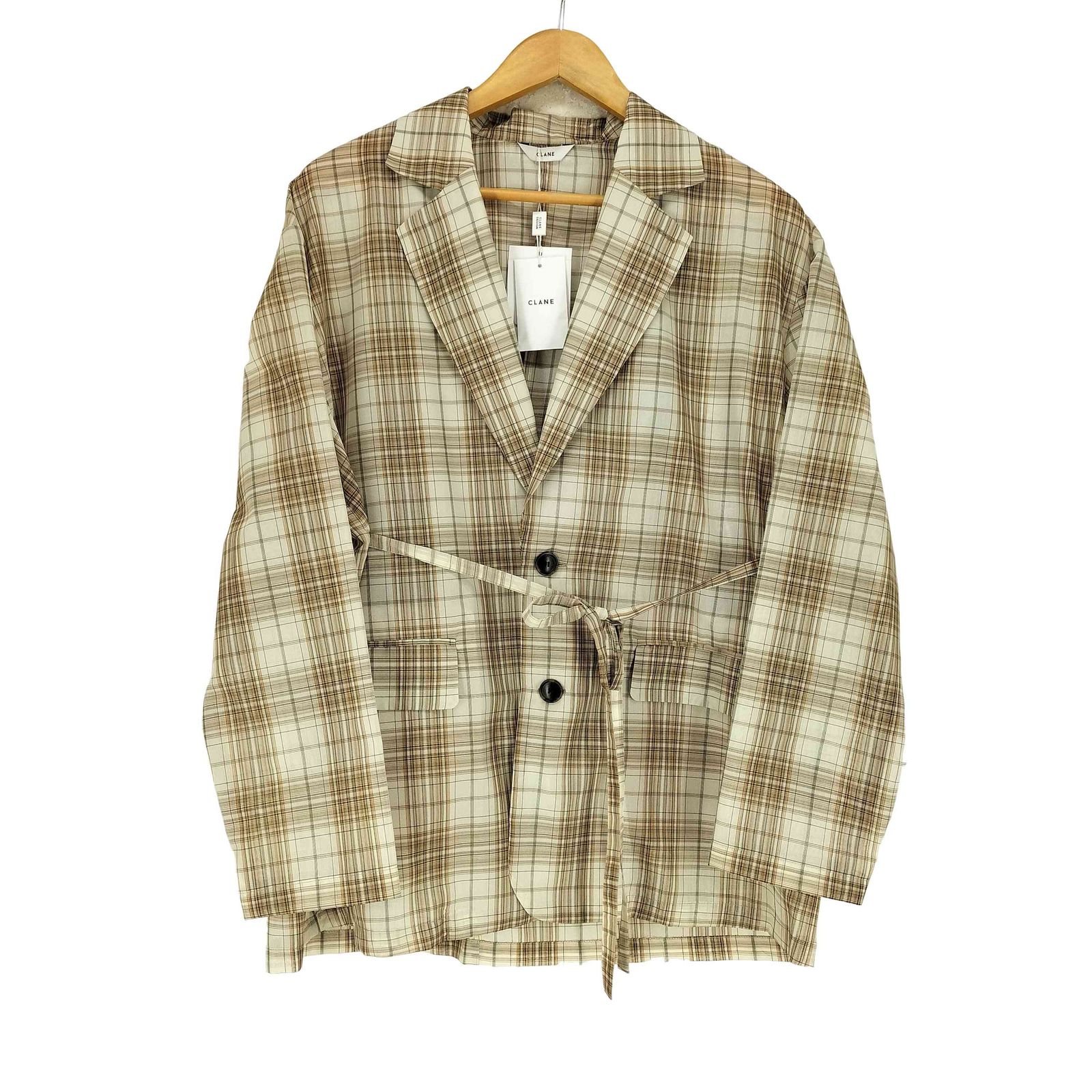 【CLANE】 2WAY SHEER JACKET CHECK 2 CLANE(クラネ)の2WAY SHEER JACKET通販 | 集英社HAPPY PLUS STORE