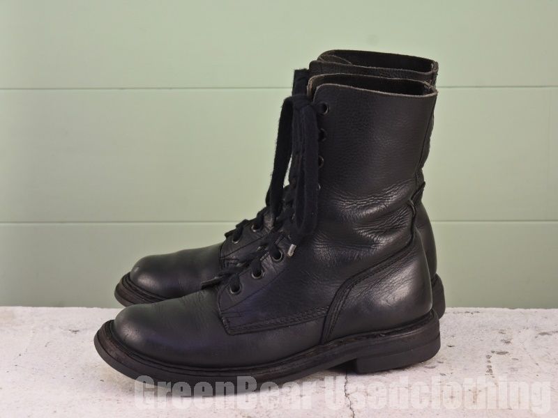 ビンテージ RUGAK フランス軍ブーツ 黒 ブラック メンズ 42 26cm Z725