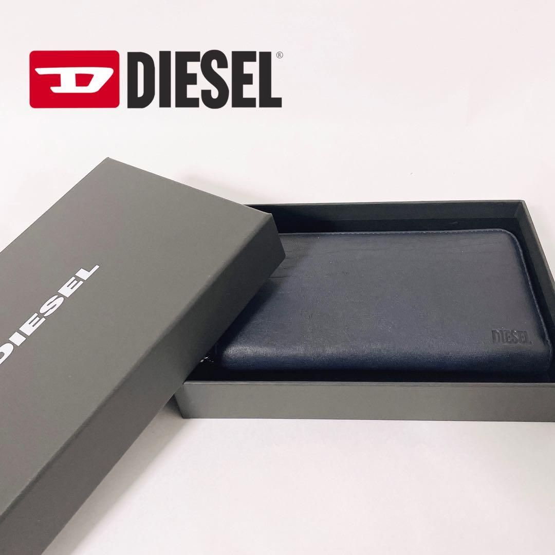 (ディーゼル) DIESEL レザー ジップ付き 長財布