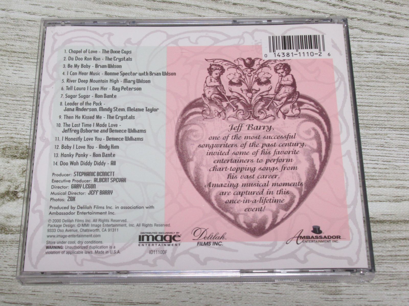 ミュージック Chapel of Love DVD Jeff Barry & Friends ミュージック Chapel of Love DVD Jeff Barry & Friends Amazon