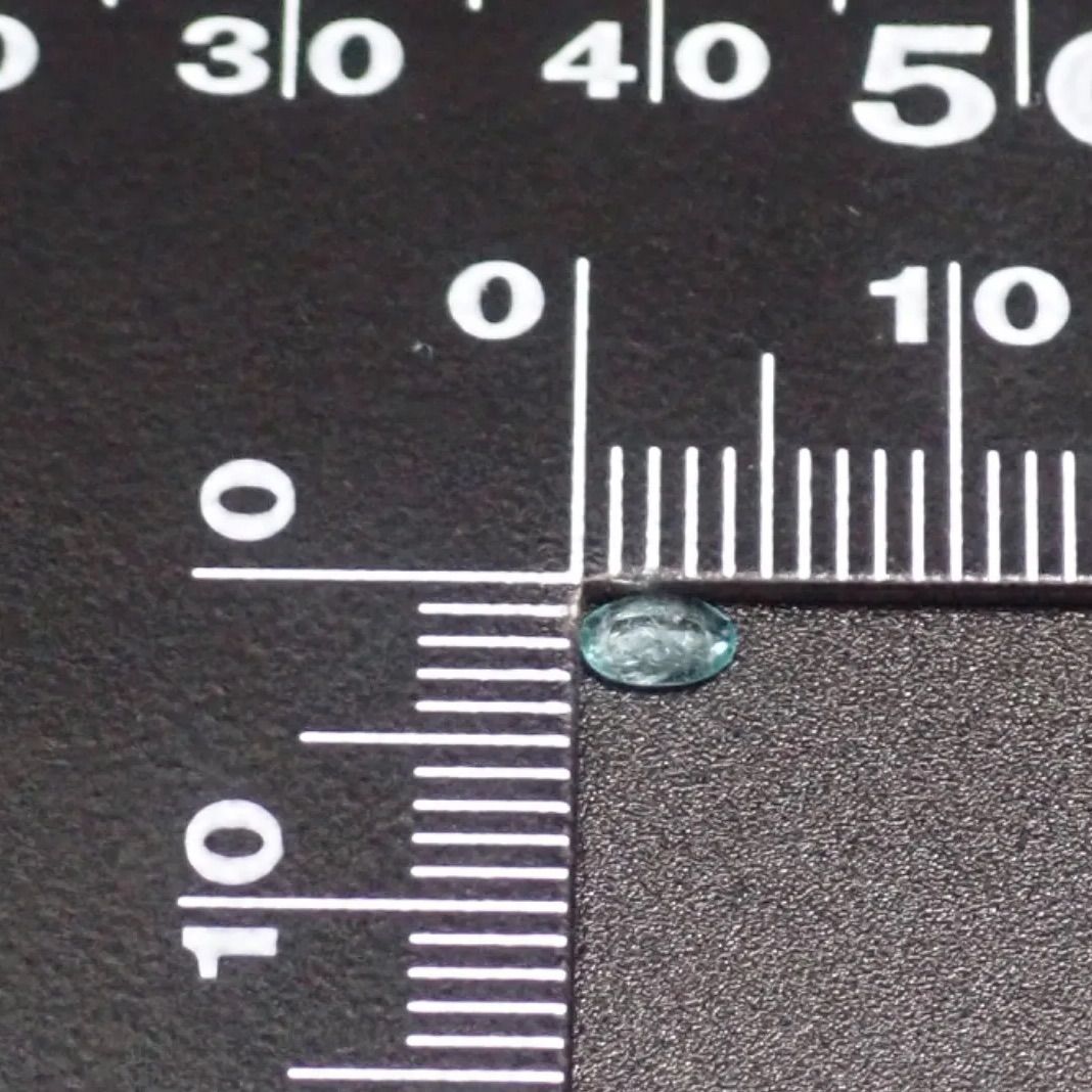 天然パライバトルマリン 0.134ct 約4×3mm ソーティング付き
