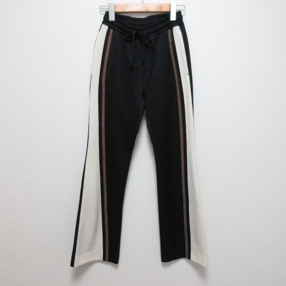 KIJUN キジュン サイドライン トラックパンツ サイズS ブラック レディース 古着