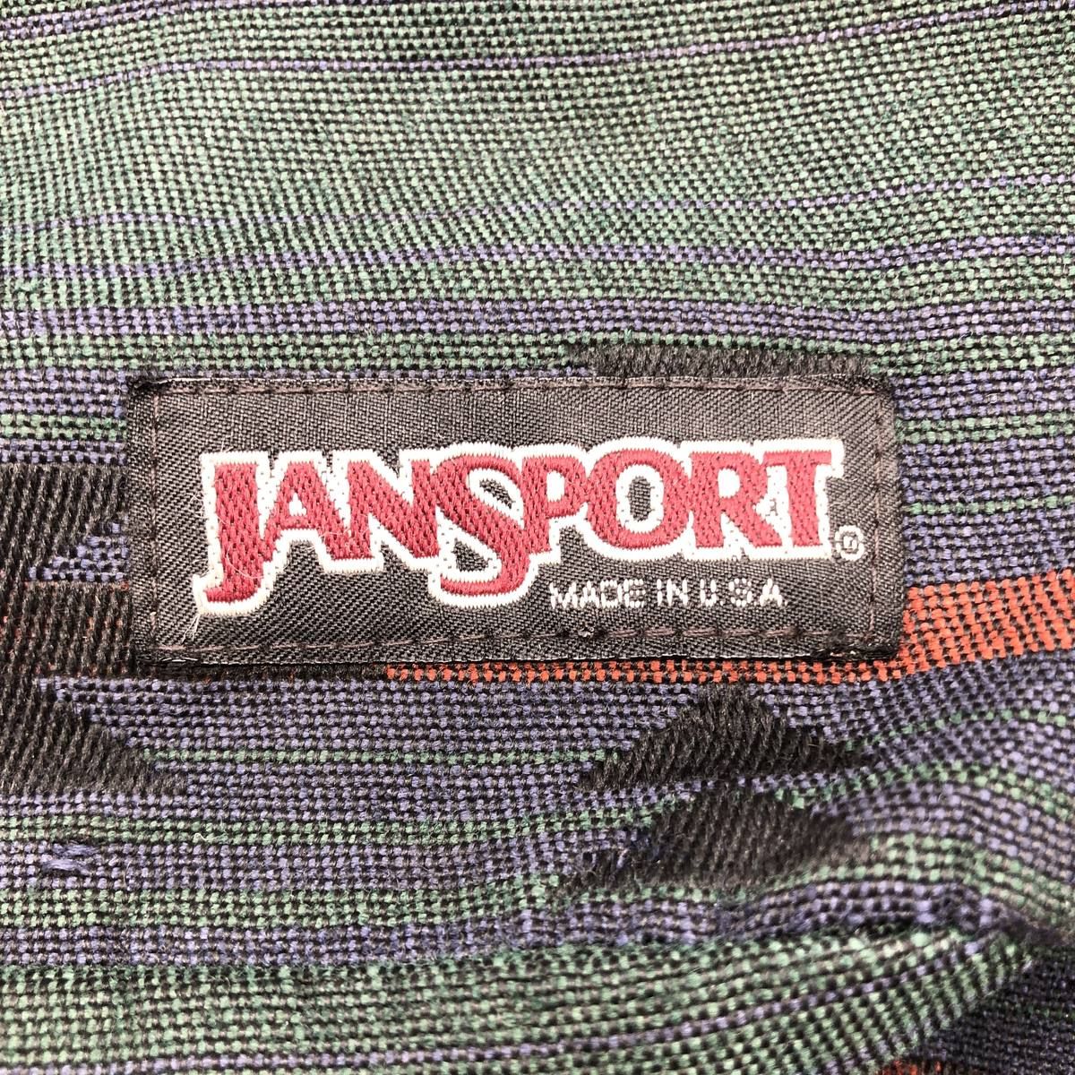 古着 90年代 ジャンスポーツ JANSPORT ネイティブ柄 バックパック 