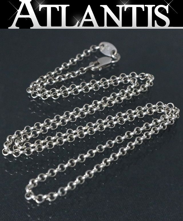 CHROME HEARTS 銀座店 クロムハーツ ロールチェーン ネックレス メンズ SV925 シルバー 18インチ 96642