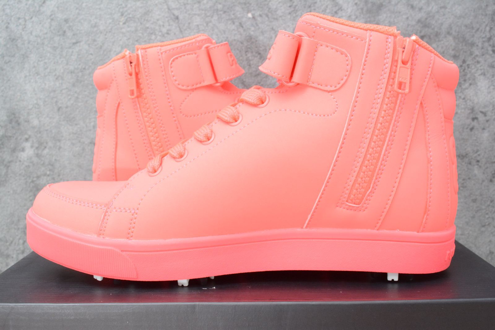 【美品】PEARLYGATES パーリーゲイツ ゴルフシューズ ピンク 26.5 ☆期間限定価格☆【未使用品 24.0cm】パーリーゲイツ PEARLY GATES