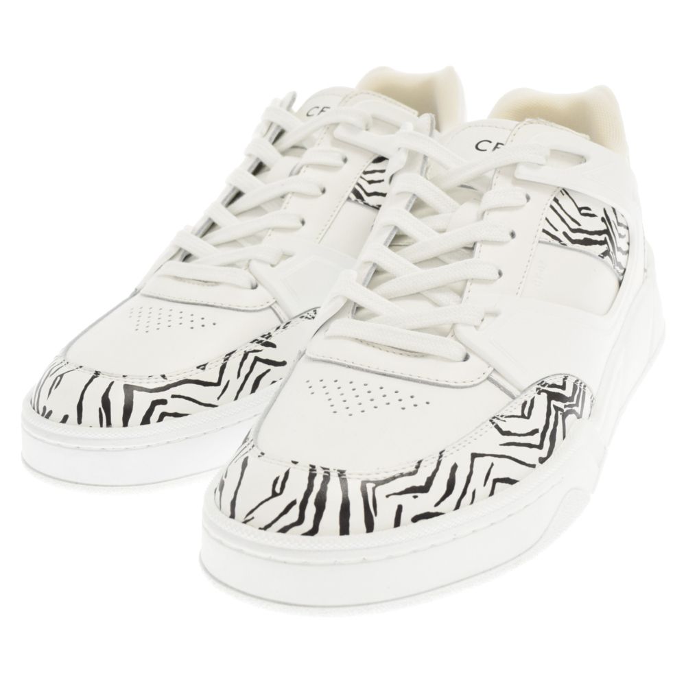 CELINE (セリーヌ) CT-07 Low Lace-up Sneaker in Calfskin&Zebra