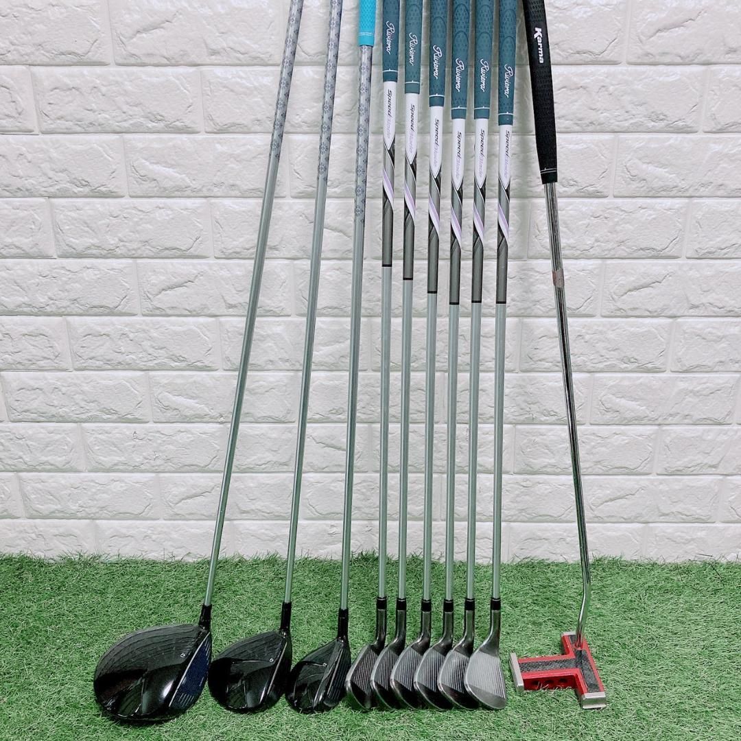 クラブのみ レディース ゴルフクラブセット テーラーメイド Qi10 10本 クラブのみ レディース ゴルフクラブセット テーラーメイド Qi10 10本
