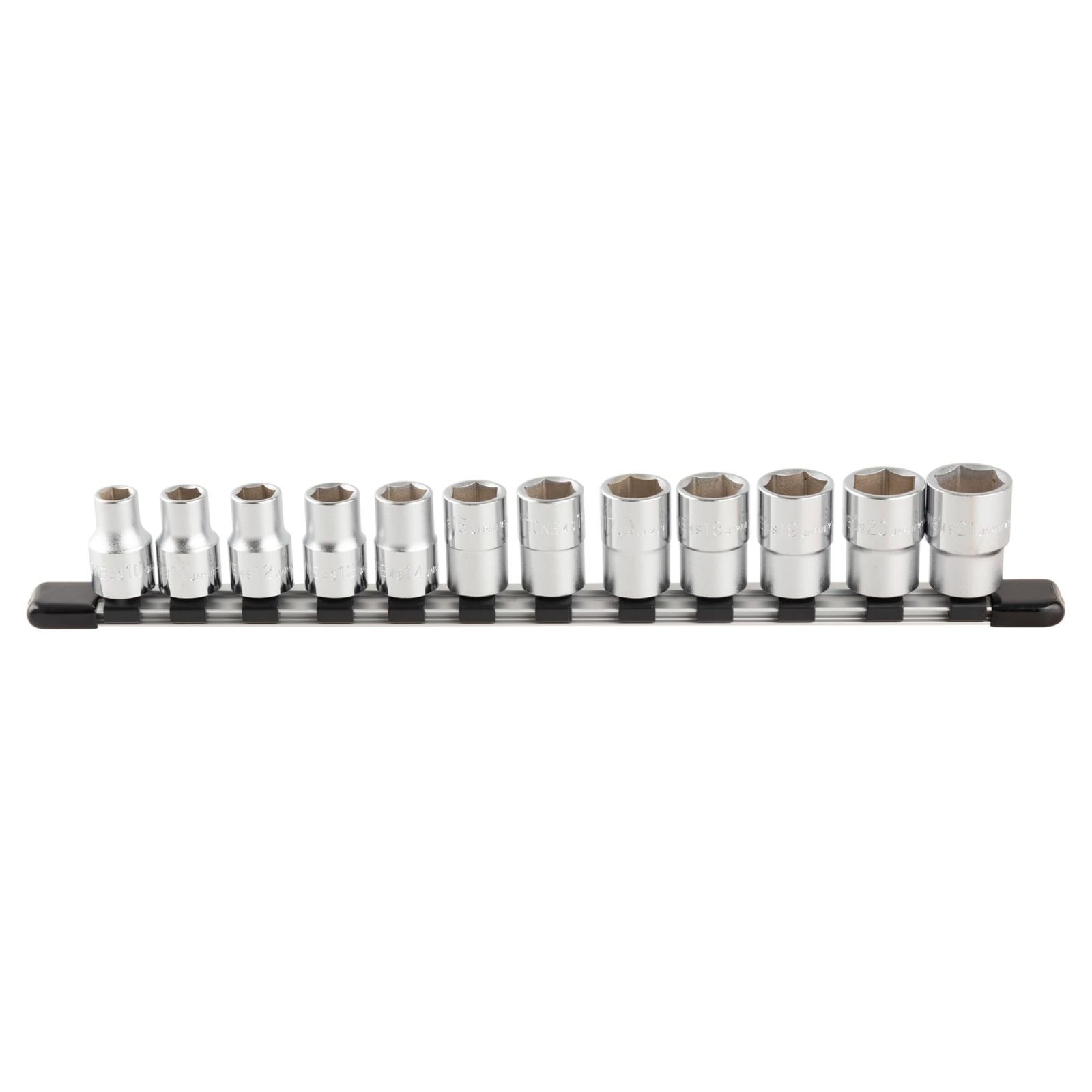 HS412:内容12点 トネ(TONE) ソケットセット(6角・ホルダー付) HS412 差込角12.7mm(1/2＂) 内容12点