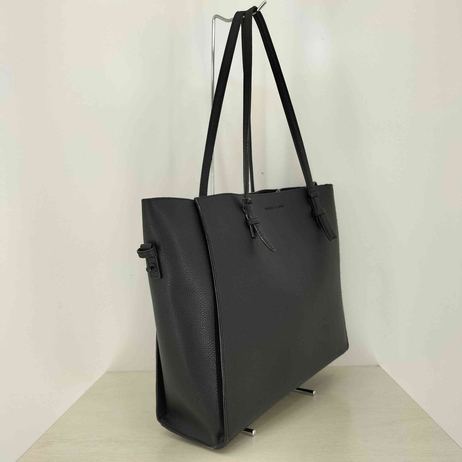 チャールズキース CHARLES & KEITH クラシックダブルハンドル トート 