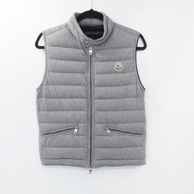 【姫路東店】 中古 MONCLER | モンクレール ベスト GERARD B10914331305 グレー 【108】