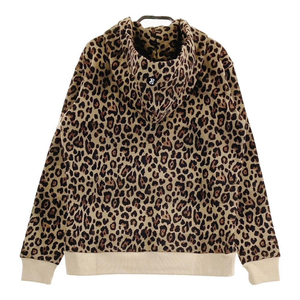【新品】パーリーゲイツPEARLYGATES/メンズ/ヒョウ柄パーカー【M】 サイズ：0 PEARLY GATES パーリーゲイツ 055-2262004 ジップパーカー