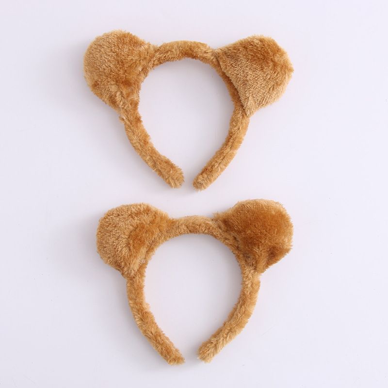 かわいいキャラクターのクマちゃんの大きな耳カチューシャぬいぐるみのカチューシャ