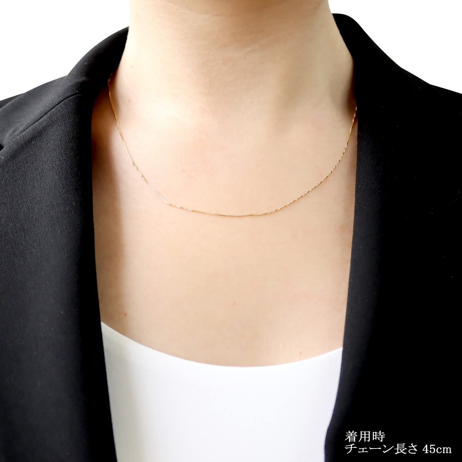 元カレからのプレゼント 18kネックレスラウンドシンプルファッション 