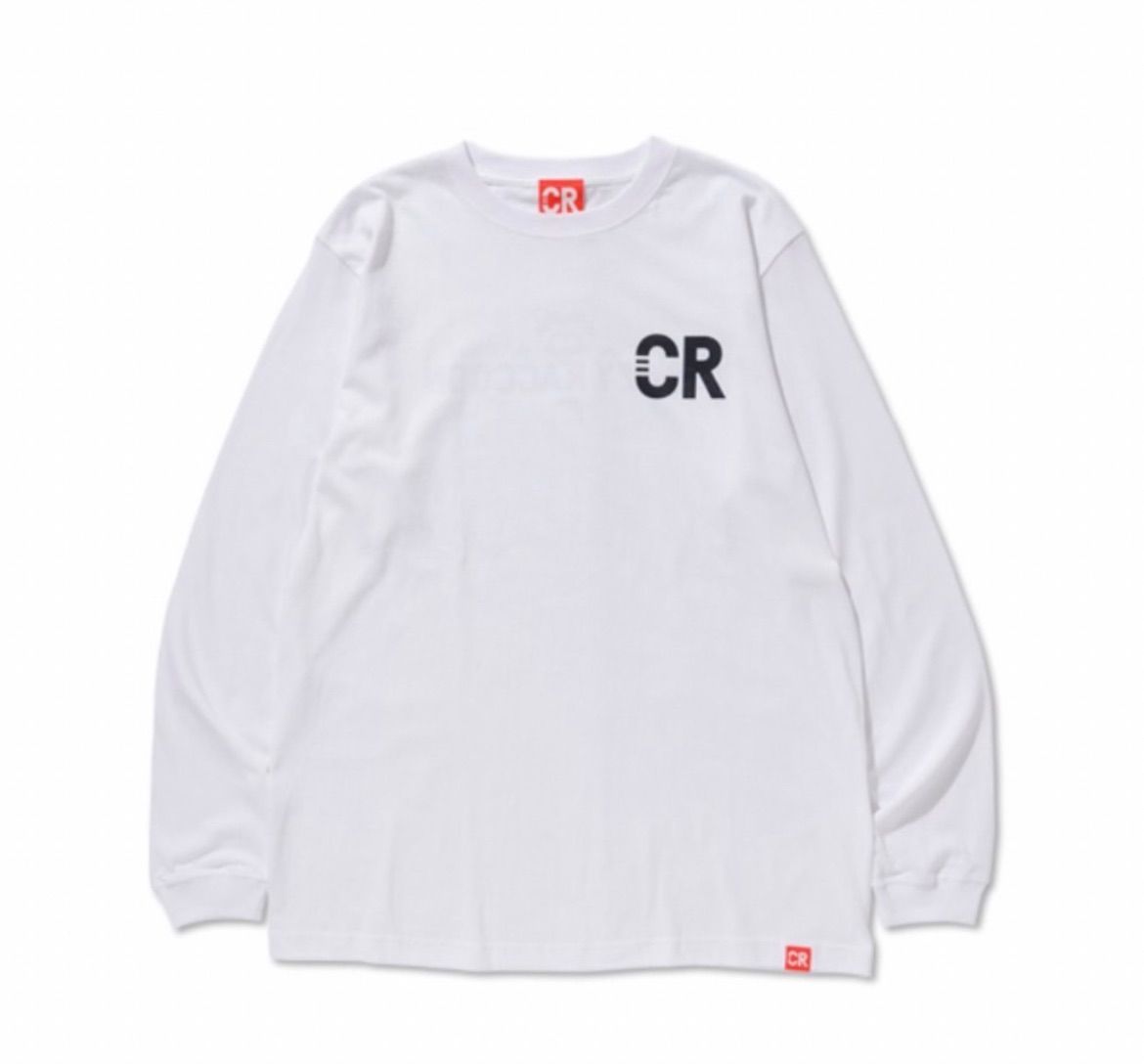 数量限定 CRストア crazy raccoon LOGO L/S TEE ロンT 白 L | flora ...